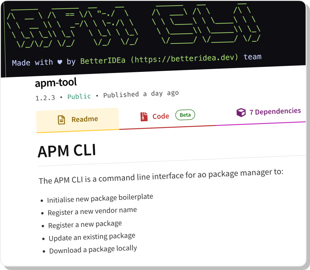 Command Line Interface for APM